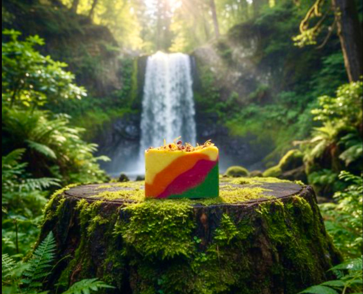 Coconut Mango Soap Bar - Hand Crafted