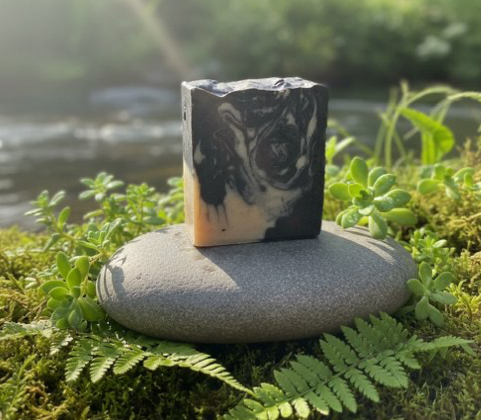 Activated Charcoal & Colloidal Oatmeal Bar Soap - Hand Crafted