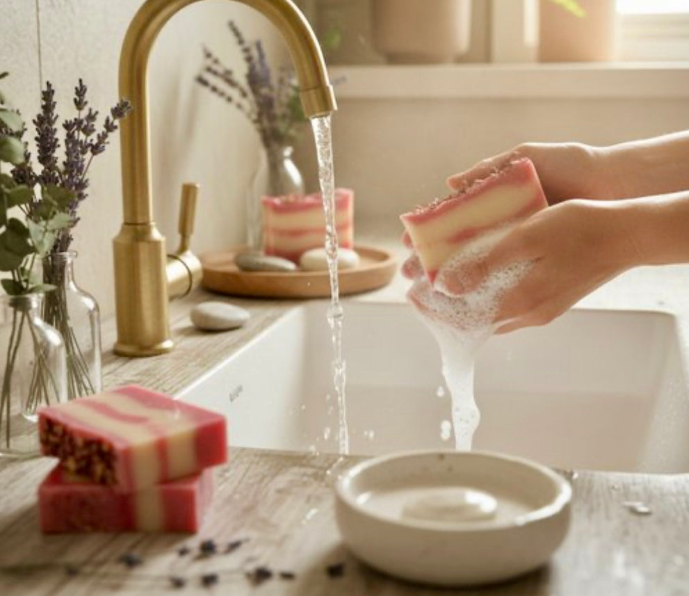 Fuchsia Soap Bar