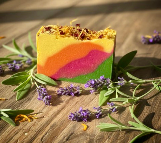 Coconut Mango Soap Bar - Hand Crafted